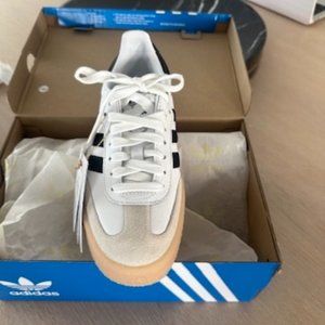 adidas White and Black Athletic Shoes